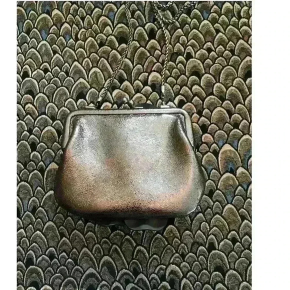 Brighton Bronze Rose Bag with Silver Chain - Picture 3 of 5